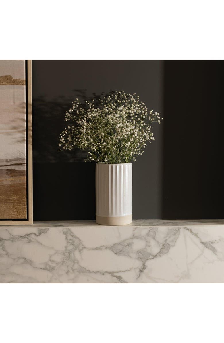 Fable The Large Vase, Alternate, color, Speckled White