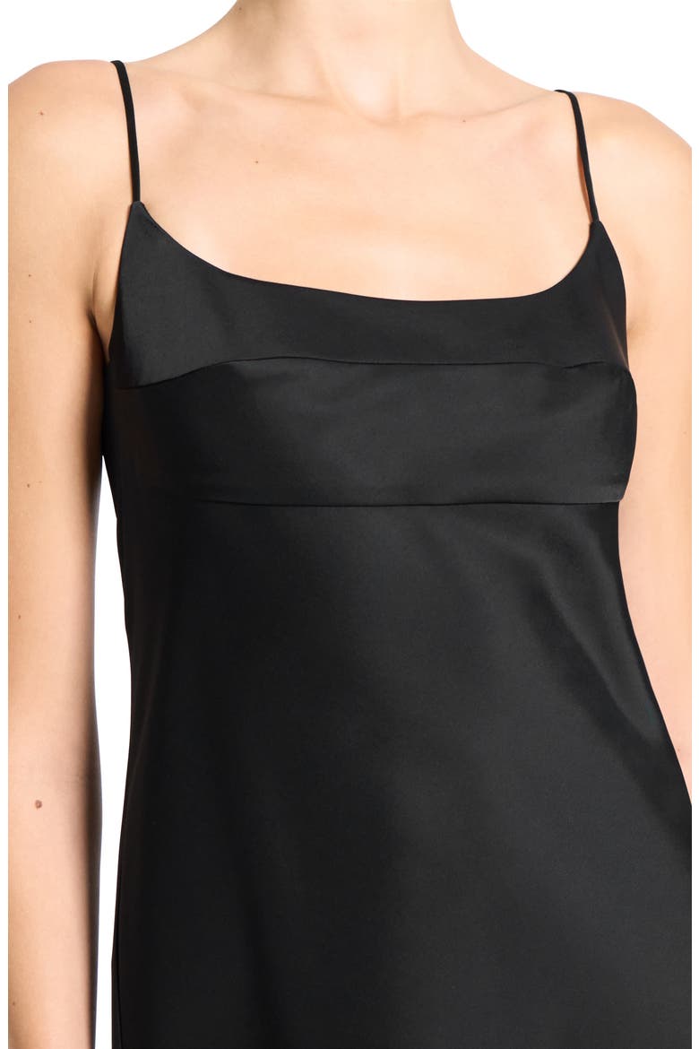Satin Slipdress, Alternate, color, BLACK