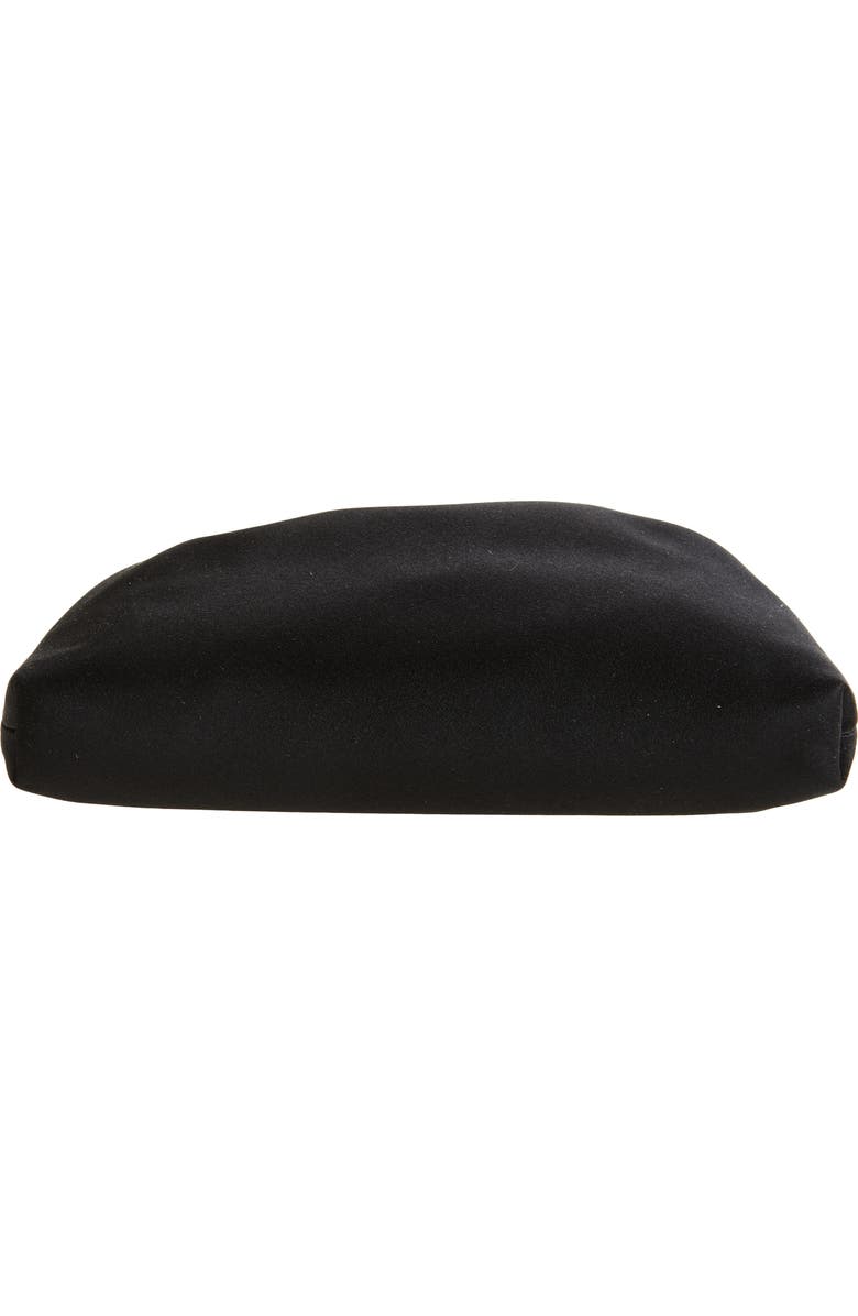 Jimmy Choo Mini Drawstring Top Handle Bag, Alternate, color, Black/ Black/ Silver