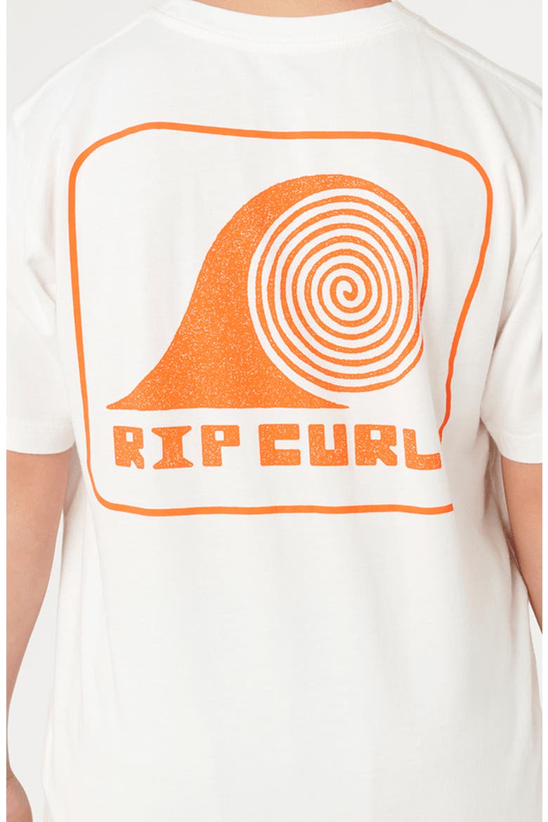 Kids' Rolling Wave Cotton Graphic T-Shirt, Alternate, color, BONE