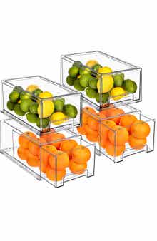 4-Pack Large Stackable Storage Bins