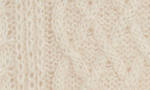 Tao Comme Des Garçons Batoner Hooded Cable Knit Mohair & Wool Sweater Vest In Multi