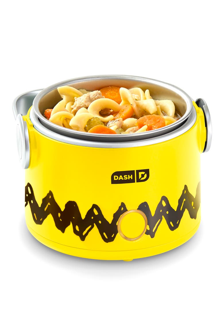 Peanuts Hot2Go Heated Lunch Box, Alternate, color, YELLOW AND BLACK