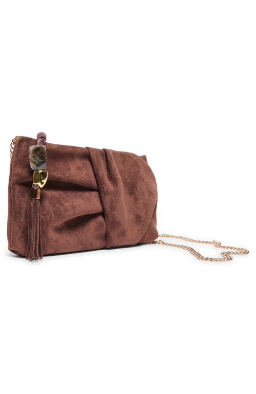 Dolce Vita Louela Tassel Clutch In Brown