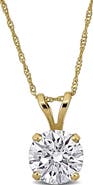 Julianna B. 2 CTW Lab-Grown Diamond Solitaire Necklace 14k