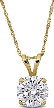 Julianna B. 2 CTW Lab-Grown Diamond Solitaire Necklace 14k