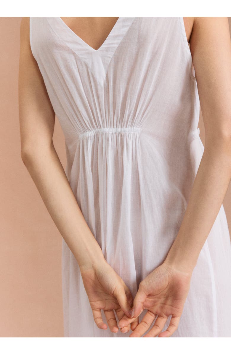 If Only If Anna Nightdress, Alternate, color, White