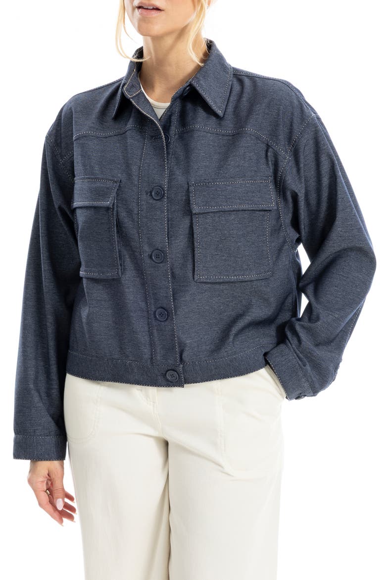 Knit Jacket, Alternate, color, INDIGO