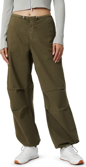 Hill Toggle Waist Wide Leg Cargo Pants