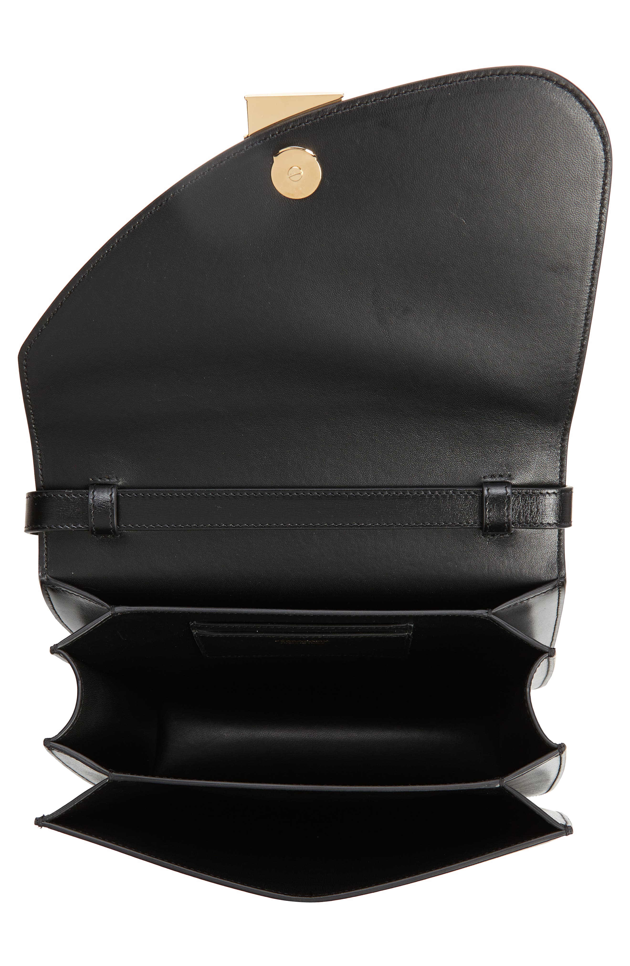 FERRAGAMO Medium Fiamma Leather Crossbody Bag, Alternate, color, 