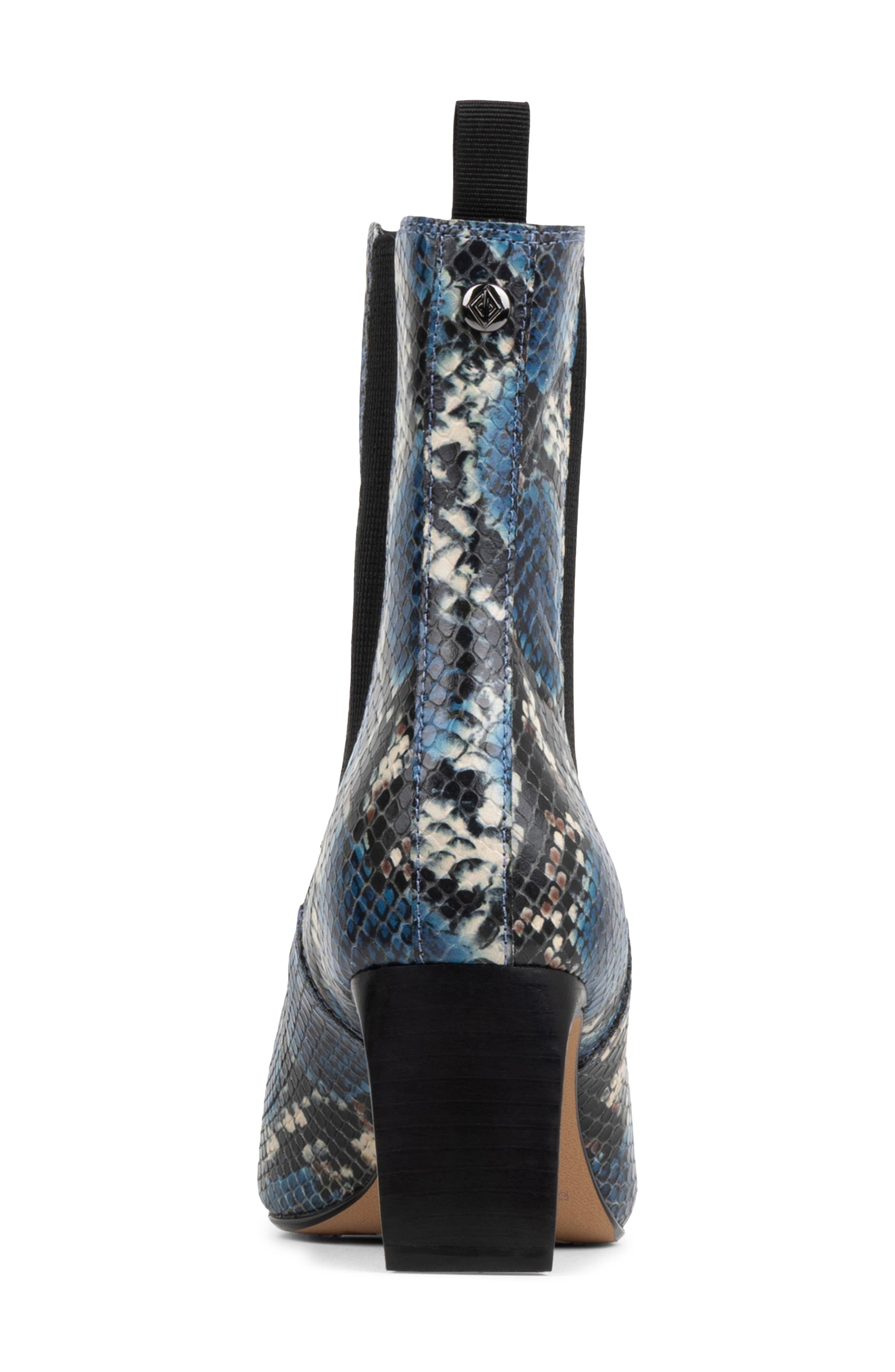 Brittnie Leather Chelsea Boot, Alternate, color, BLUE BELL