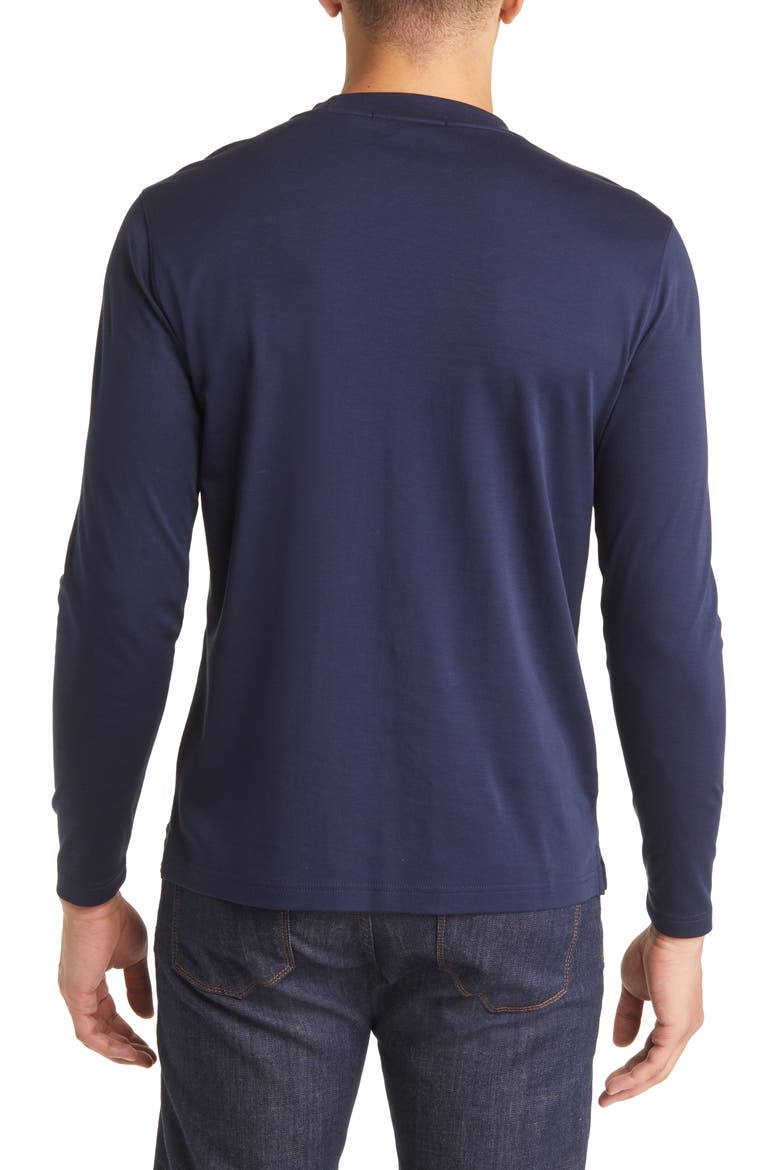 Georgia Long Sleeve T-Shirt, Alternate, color, SPACE BLUE
