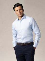 Robert Talbott Reynolds Hopsack Contemporary Fit Shirt