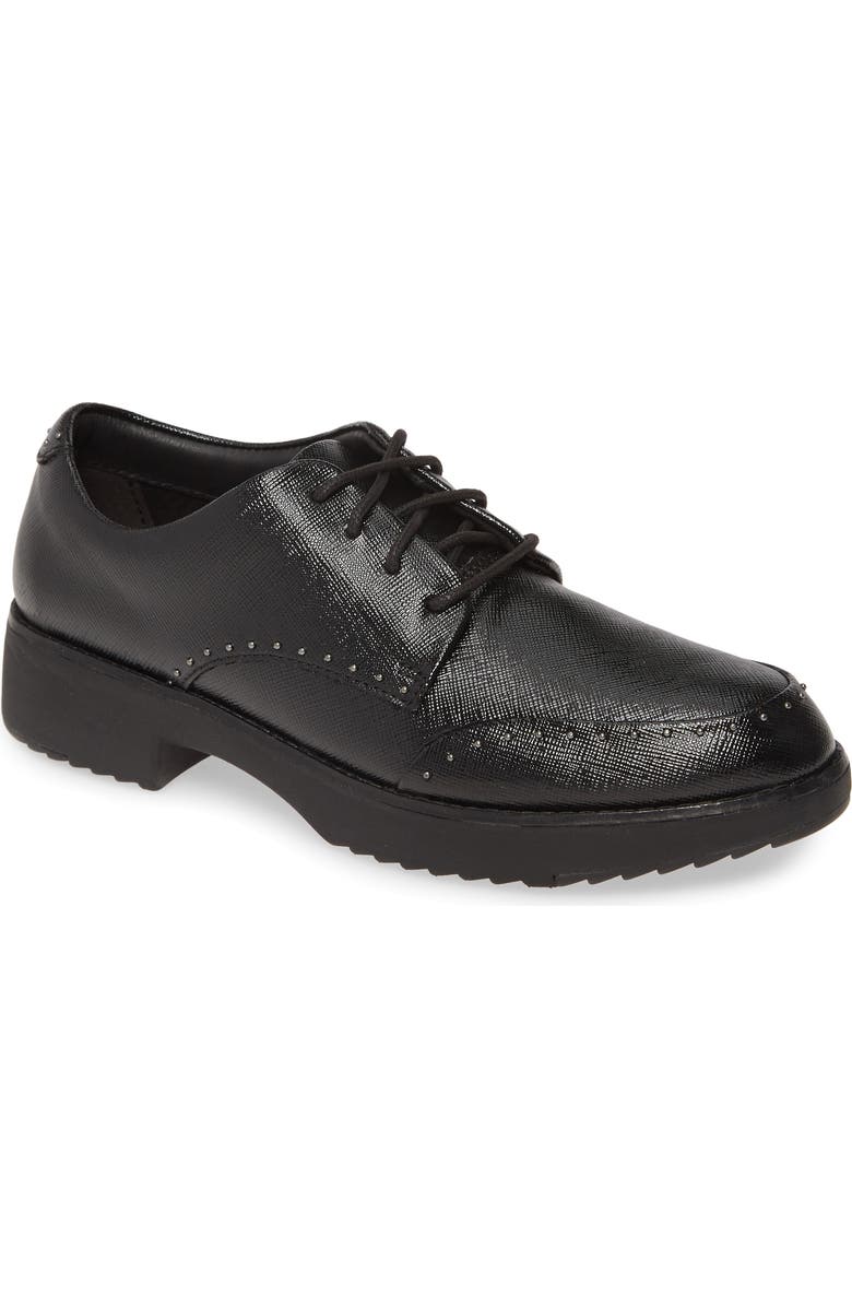 FitFlop Keely Studded Derby, Main, color,