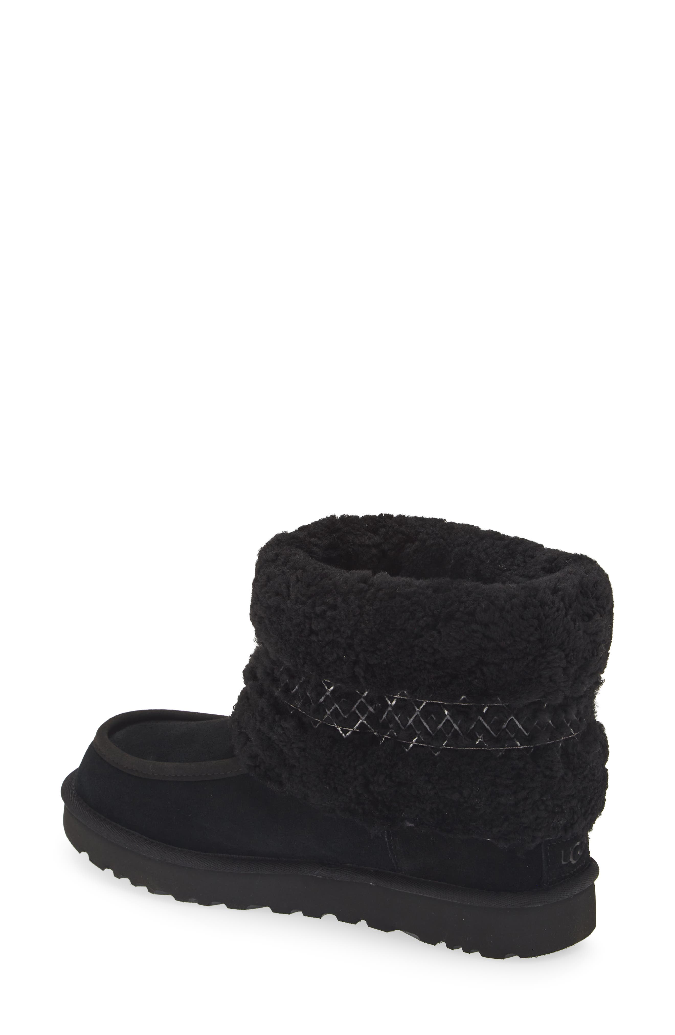 UGG<sup>®</sup> Genuine Sheepskin Mini Braid Boot, Alternate, color, 