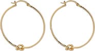 DLORIA Knot Hoop Earrings