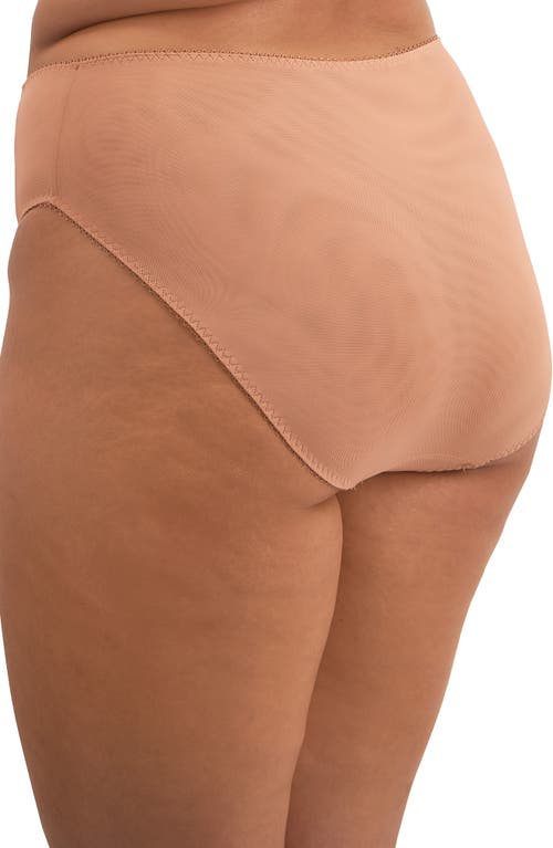 Elomi Zarla High Leg Briefs In Caf Au Lait