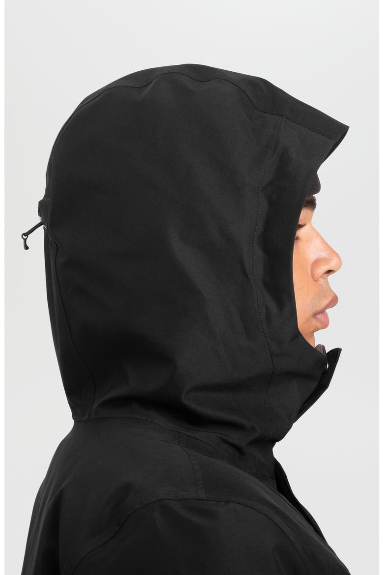 Stormcraft Waterproof 700 Fill Power Down Parka, Alternate, color, BLACK