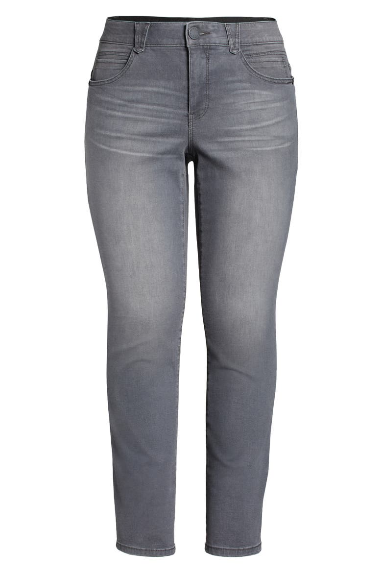 'Ab'solution Straight Leg Jeans (Nordstrom Exclusive), Alternate, color, GREY