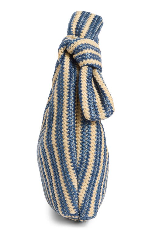 Urban Expressions Handbags Penny Woven Shoulder Bag In Blue