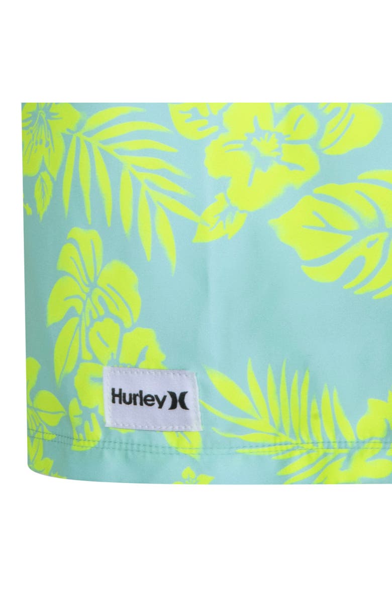 Hurley Kids' Oahu Floral Swim Shorts, Alternate, color, 