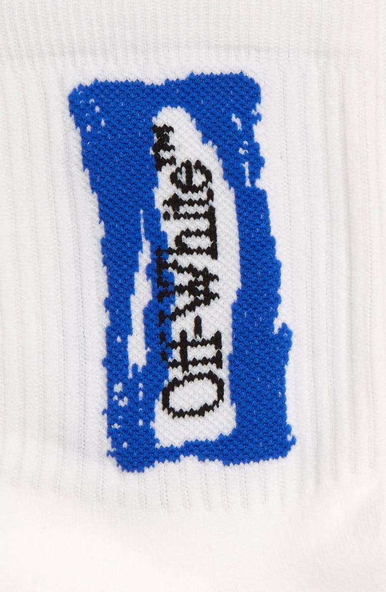 Off-White Framed Logo Socks, Alternate, color, 