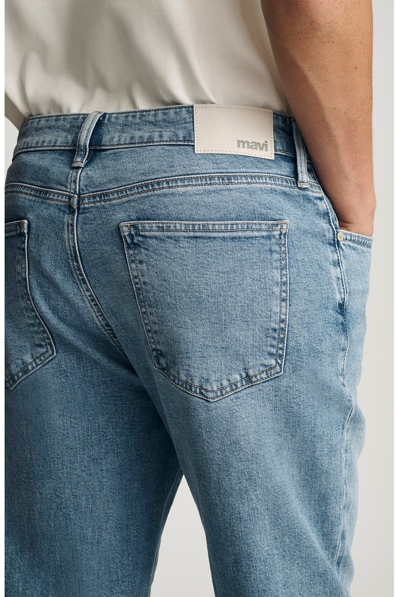 Marlon Relaxed Fit Wide Leg Jeans, Alternate, color, CLOUD OCEAN BLUE