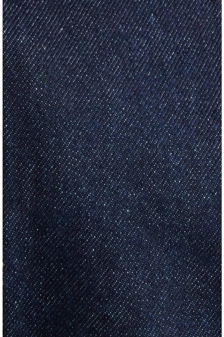 Tie Waist Denim Vest, Alternate, color, INDIGO RINSE