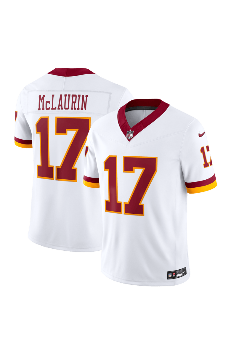 Nike Men's Nike Terry McLaurin White Washington Commanders Vapor F.U.S.E. Stitched Limited Jersey, Main, color, White