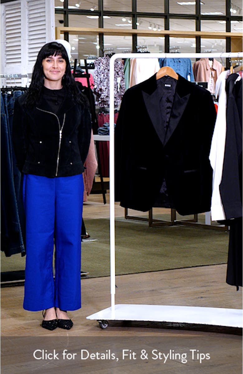 Hutson Cotton Velvet Dinner Jacket, sales video thumbnail