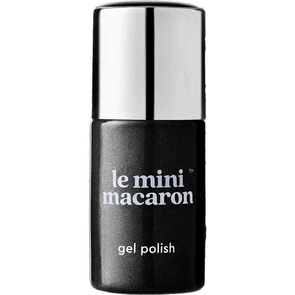 Le Mini Macaron Gel Nail Polish In Magie Noire