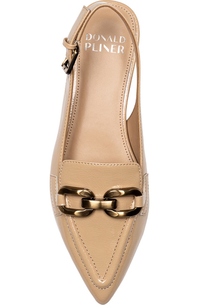 Donald Pliner Slingback Chain Loafer, Alternate, color, Sand