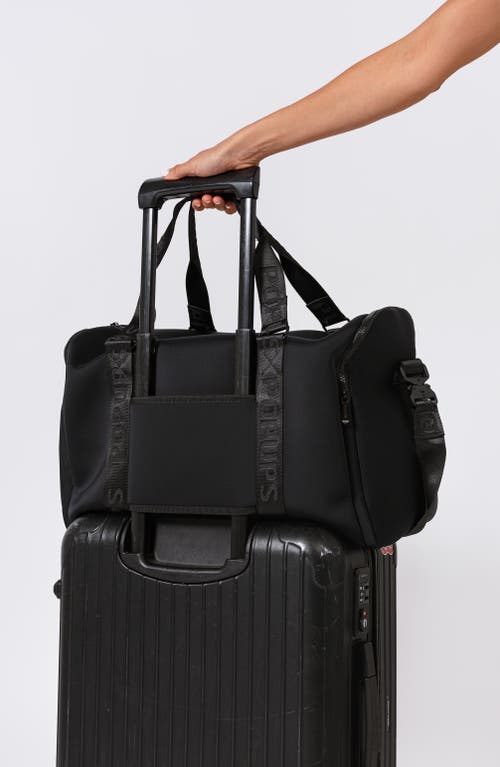 Pop Ups Brand Weekend Neoprene Duffel Bag In Black