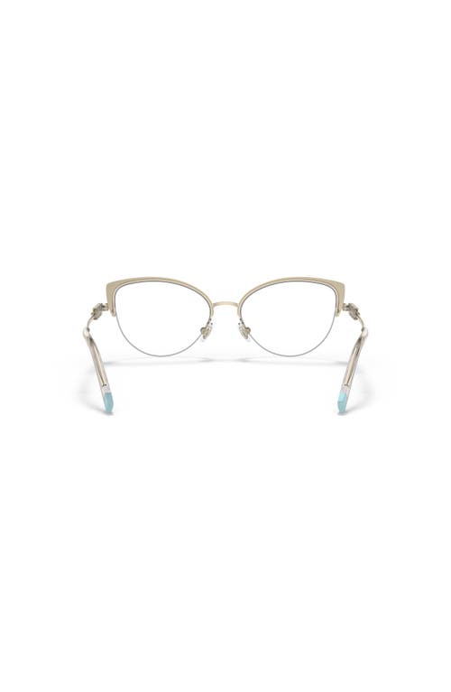 Tiffany & Co . 54mm Cat Eye Optical Glasses In Brown