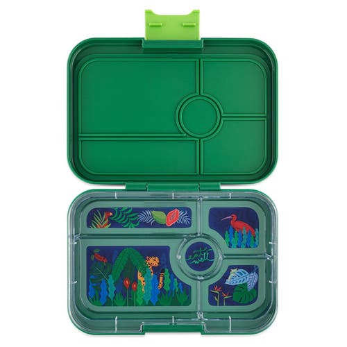 Yumbox Tapas Bento-style Leakproof Lunch Box 5 Compartments In Green