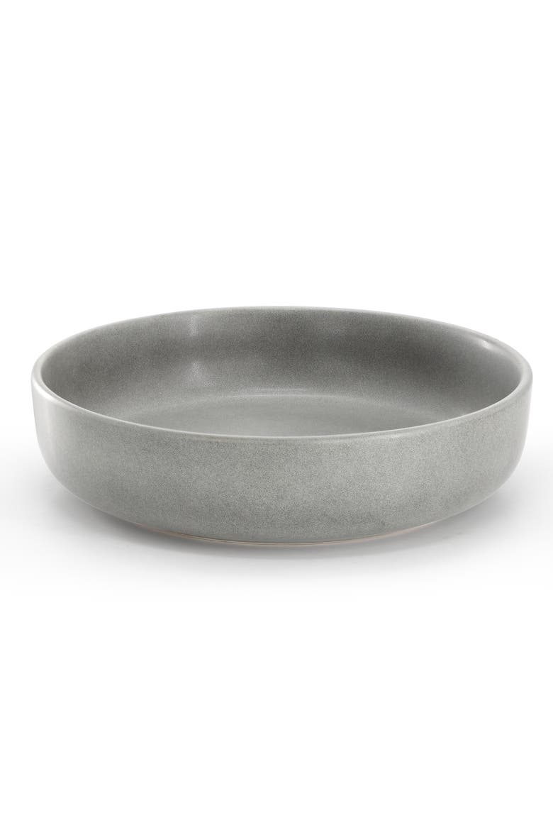 Bryant Park 2 Piece 8 Inch Stoneware Dinner Bowl Set, Alternate, color, Gray
