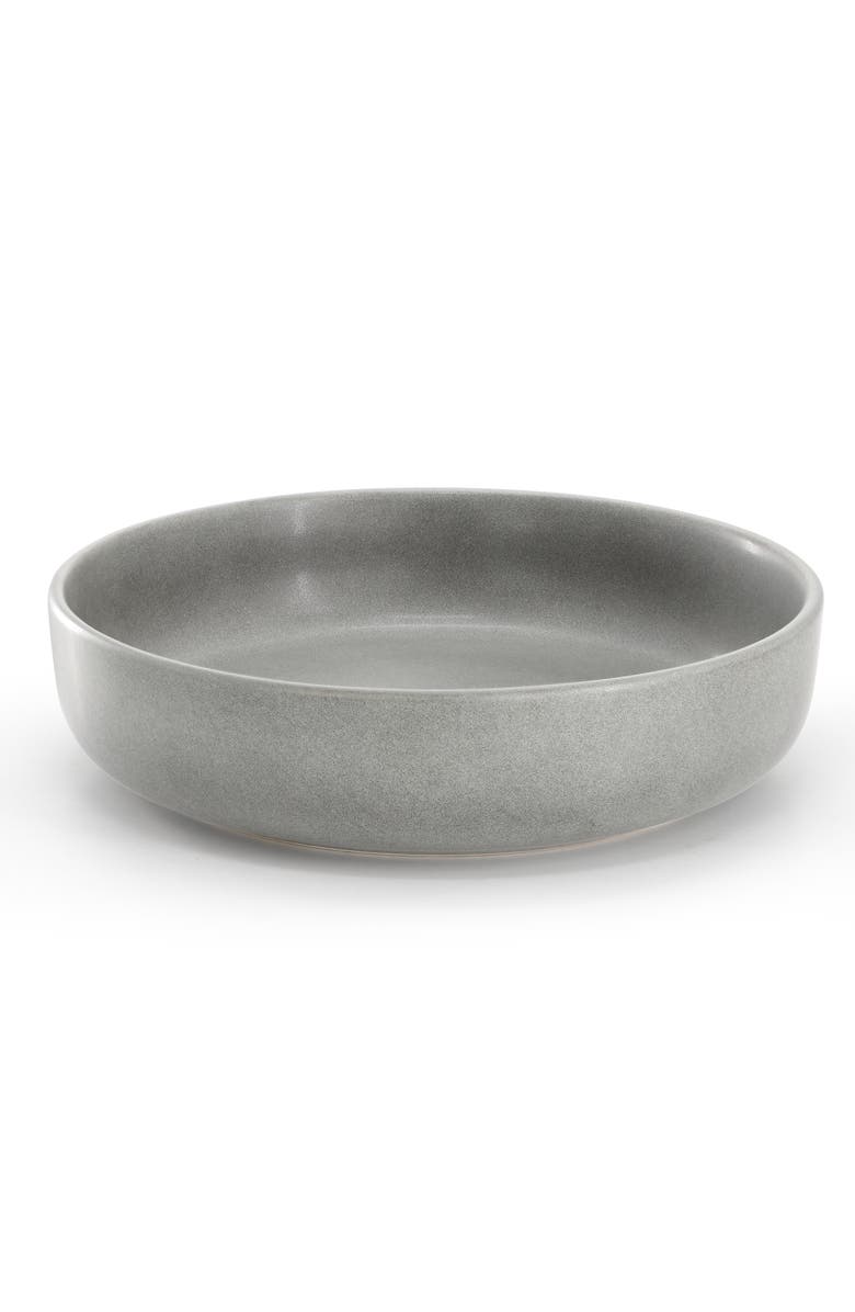 Soho Lounge Bryant Park 2 Piece 8 Inch Stoneware Dinner Bowl Set, Alternate, color, Gray