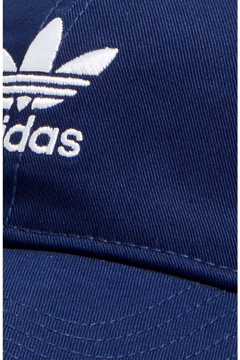 adidas Trefoil Baseball Cap, Alternate, color, NAVY