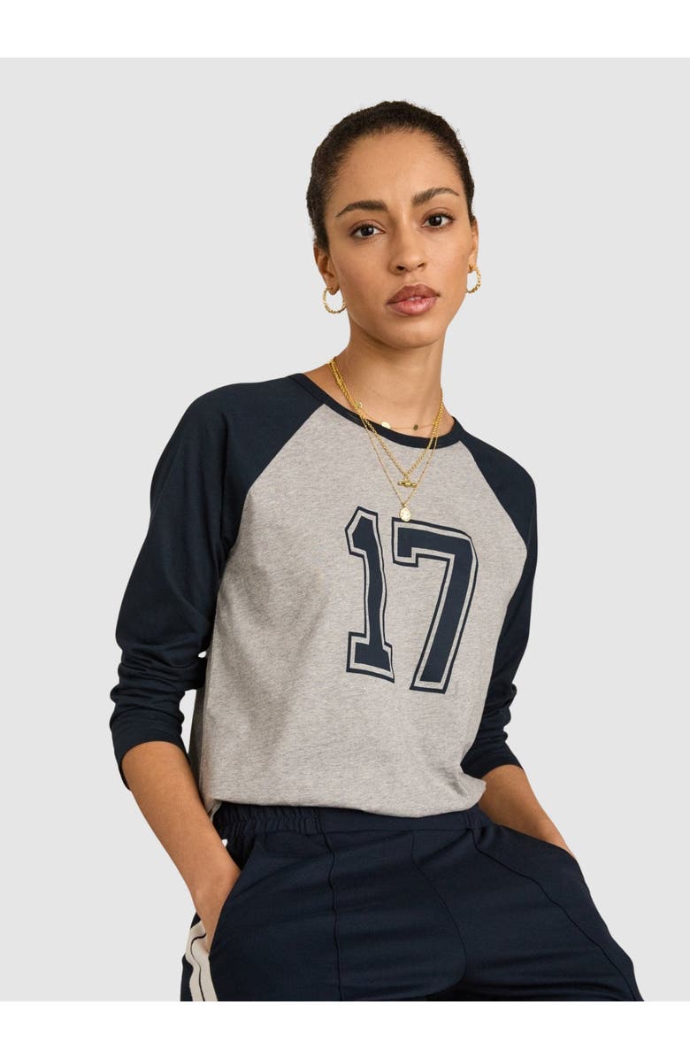 Baukjen Aaron Organic cotton Contrast Sleeve Top, Main, color,