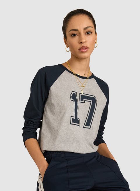 Aaron Organic cotton Contrast Sleeve Top