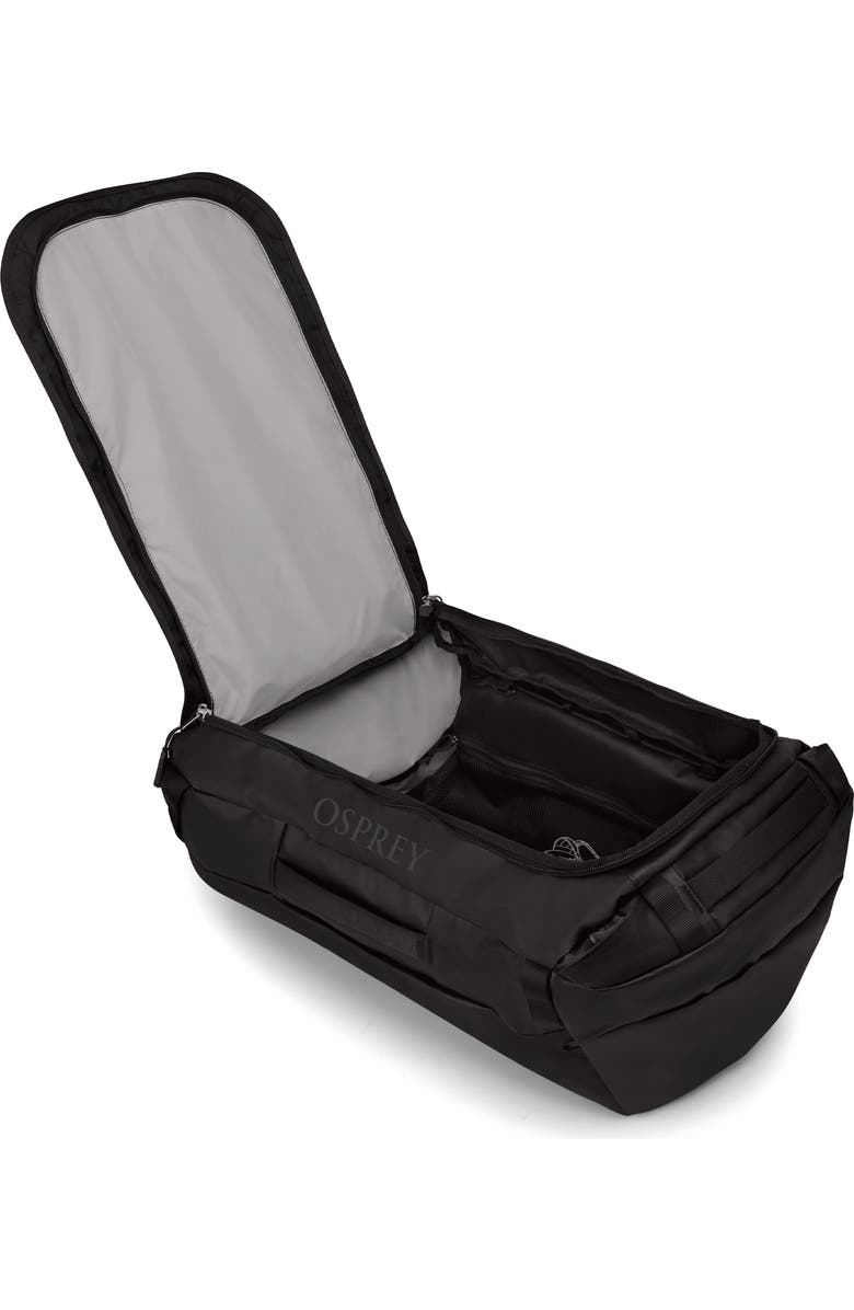 Osprey Transporter 65-Liter Duffle Luggage, Alternate, color, Raven Black/Black