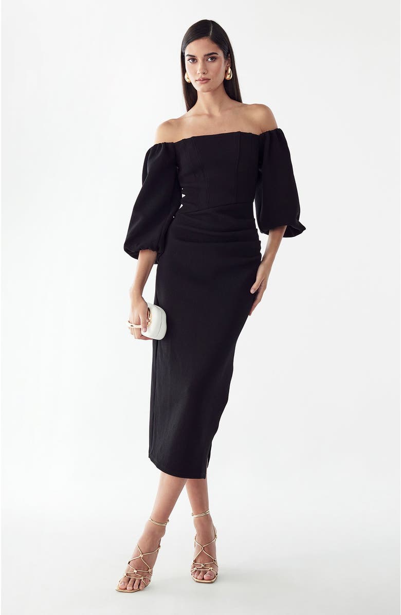 BWLDR Novaleigh Dress, Alternate, color, Black