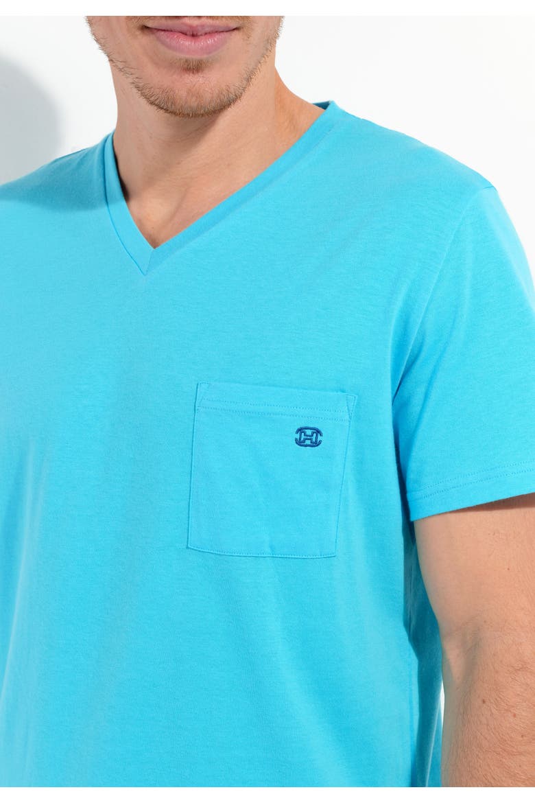 Valley Short Sleepwear, Alternate, color, Turquoise Print