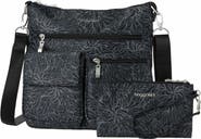 baggallini Modern Everywhere Slim Crossbody Bag with RFID Wristlet