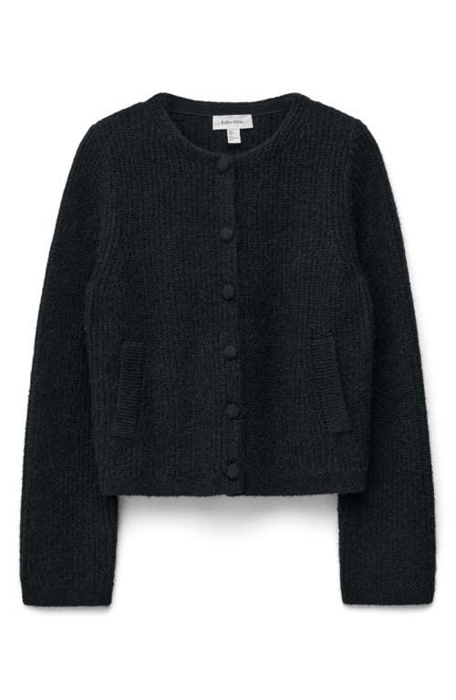 & Other Stories Wool & Alpaca Blend Rib Cardigan In Blue