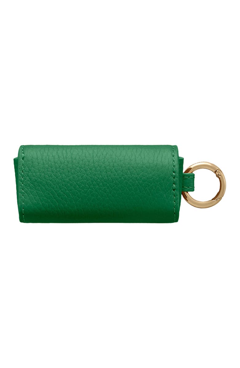 MAISON de SABRÉ Leather Lipstick Charm, Alternate, color, Emerald Lily