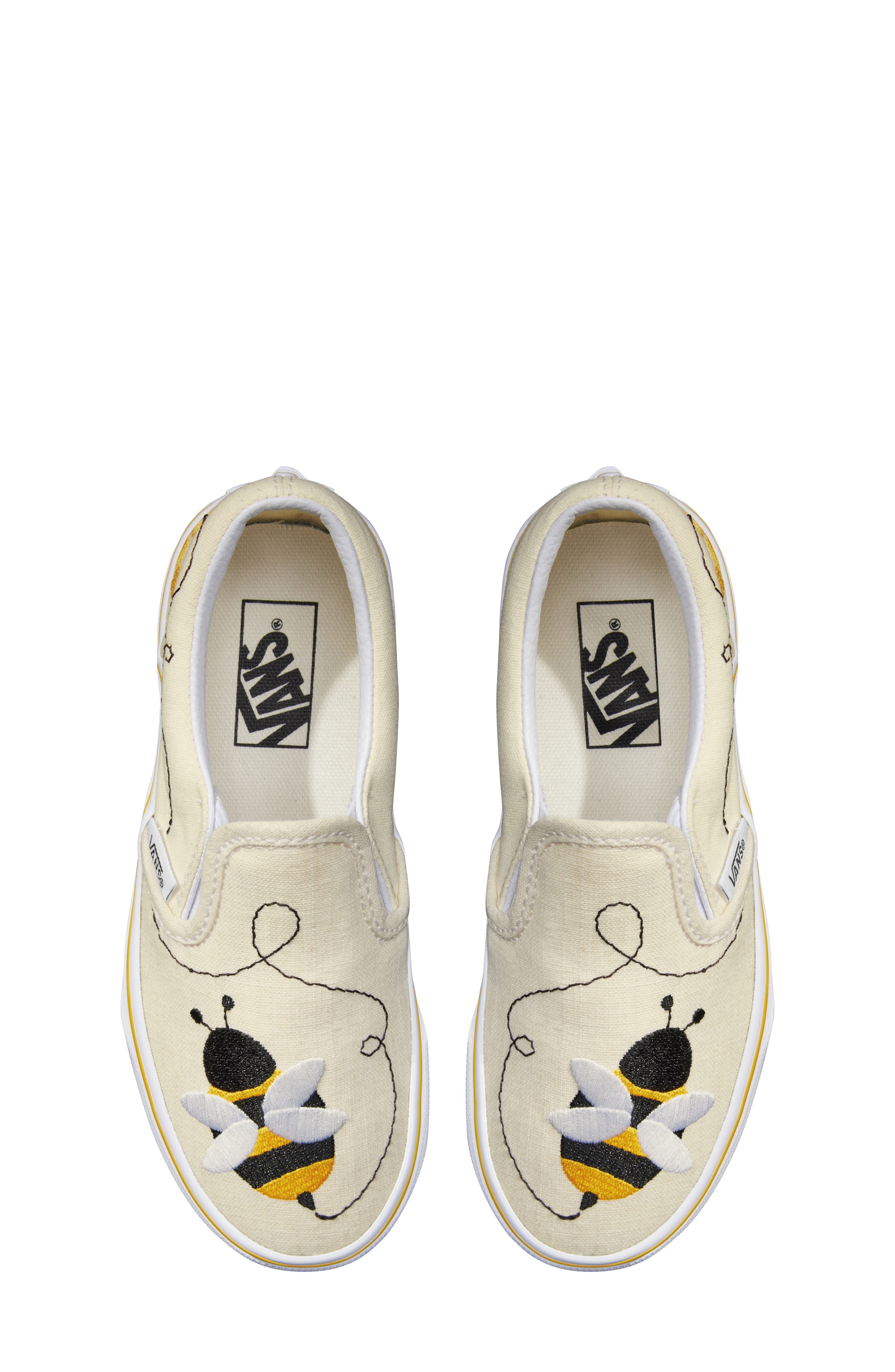 Vans Classic Embroidered Slip-On Sneaker, Alternate, color, 