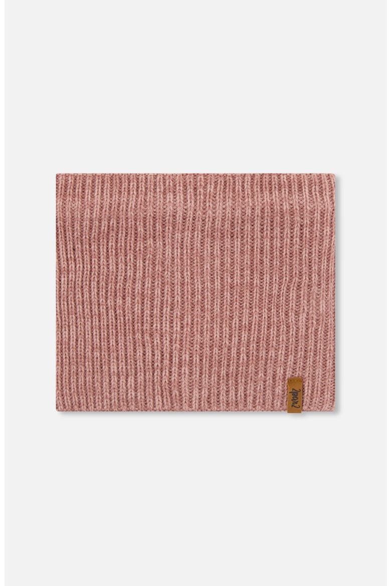 Girl Mid-Season Knit Neck Warmer, Main, color, Dusty Pink