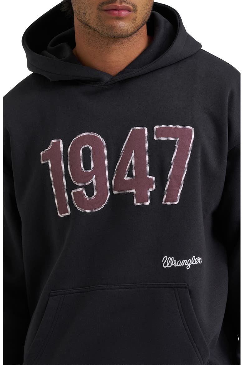1947 Graphic Hoodie, Alternate, color, BLACK BEAUTY