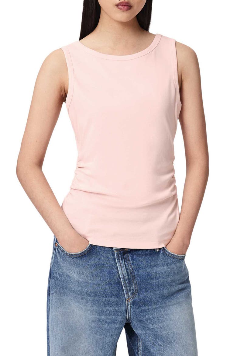 Katarina Side Ruched Top, Main, color, CRYSTAL PINK